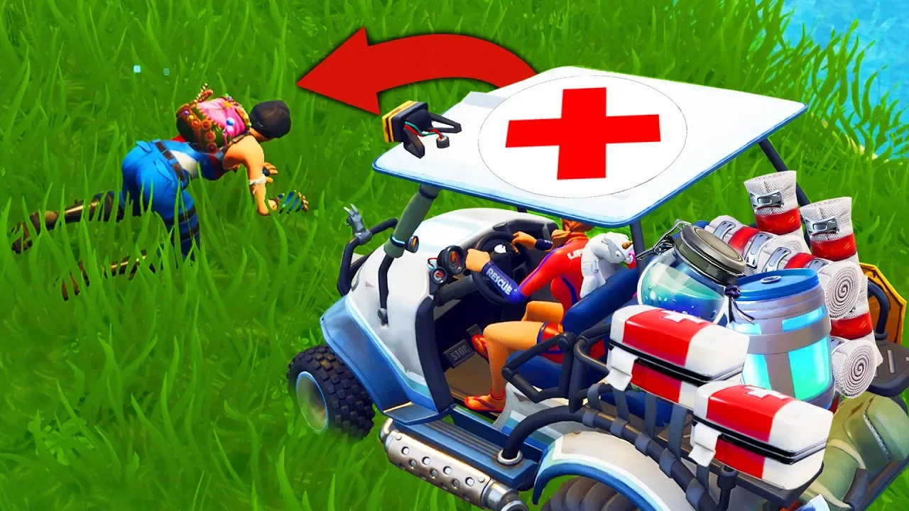 Heroic AMBULANCE CHALLENGE in Fortnite Battle Royale