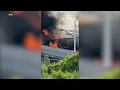 Bay Bridge big rig fire snarls traffic as Memorial Day weekend travel gets underway