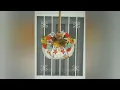Fall Pumpkin Decor with Hobby tree wreath frame