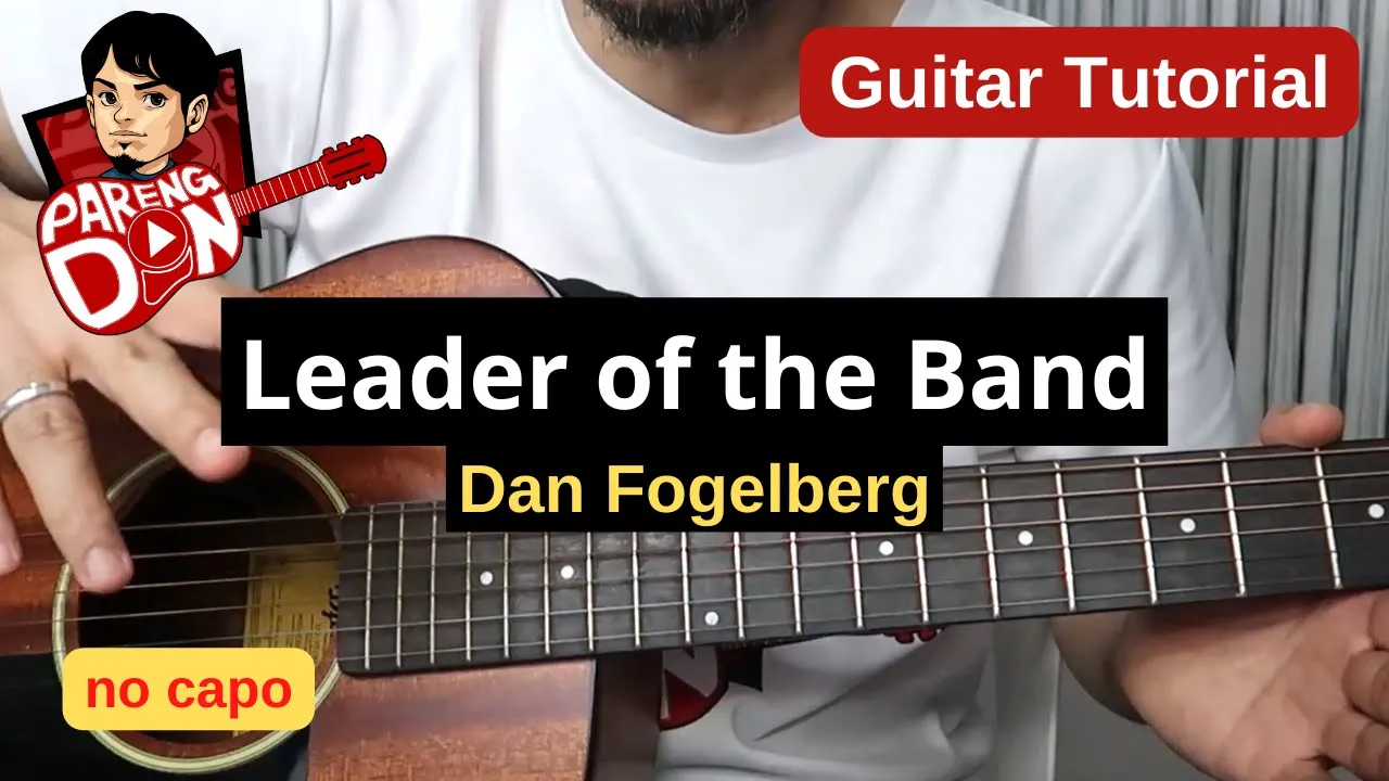 LEADER OF THE BAND guitar tutorial - No Capo, E standard