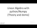 0 Linear Algebra with - Matrices and Determinant-Introduction