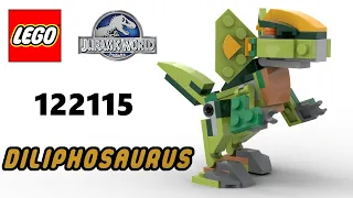 122115 DILOPHOSAURUS | LEGO Jurrasic World Magazine Gift Virtual Build