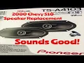 Replacing Back Speakers in a 2000 Chevy S10 Truck