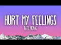 Download Lagu Tate McRae - hurt my feelings