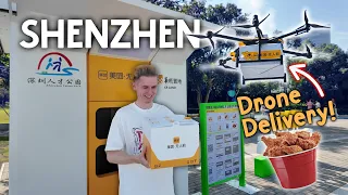 深圳未來感午餐：無人機把餐點送到我面前