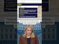 These emails prove absolutely nothing WH Press Sec on released Epstein emails mentioning Trump