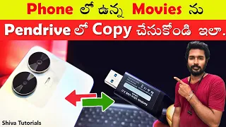 how to copy movies from phone to pendrive in telugu how to connect pendrive to android phone
