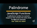 JavaScript Palindrome Mastery Pure Math vs String Methods