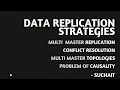 Data replication Strategies Multi Master Replication Conflict Resolution Topologies