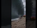 Download Lagu Tsunami on the Beach #beach #beachlife #tsunami #waves #water #fyp #explore #shorts #unbelievable
