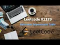 MySQL - Leetcode 1179