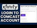 Comcast Email Account Sign In How to Login to Your Comcast Email Account