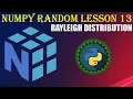 NumPy RANDOM LESSON 13 RAYLEIGH DISTRIBUTION