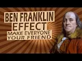 Master the Benjamin Franklin Effect - A Psychological Trick from a United States founding father