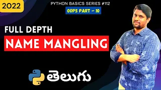 Name Mangling In Python oops concepts Python tutorials