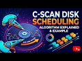 C-SCAN Disk Scheduling Explained Circular SCAN Algorithm in OS With Example