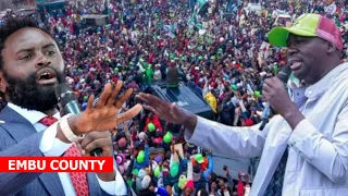LIVE! GACHAGUA DCP TROOP LANDS IN EMBU COUNTY TO DESTROY RUTO DAYS AFTER KINDIKI'S ATTACK IN EMBU