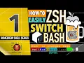Homebrew MacOs Unix Shell Series - How to easily switch between Bash and Zsh shells