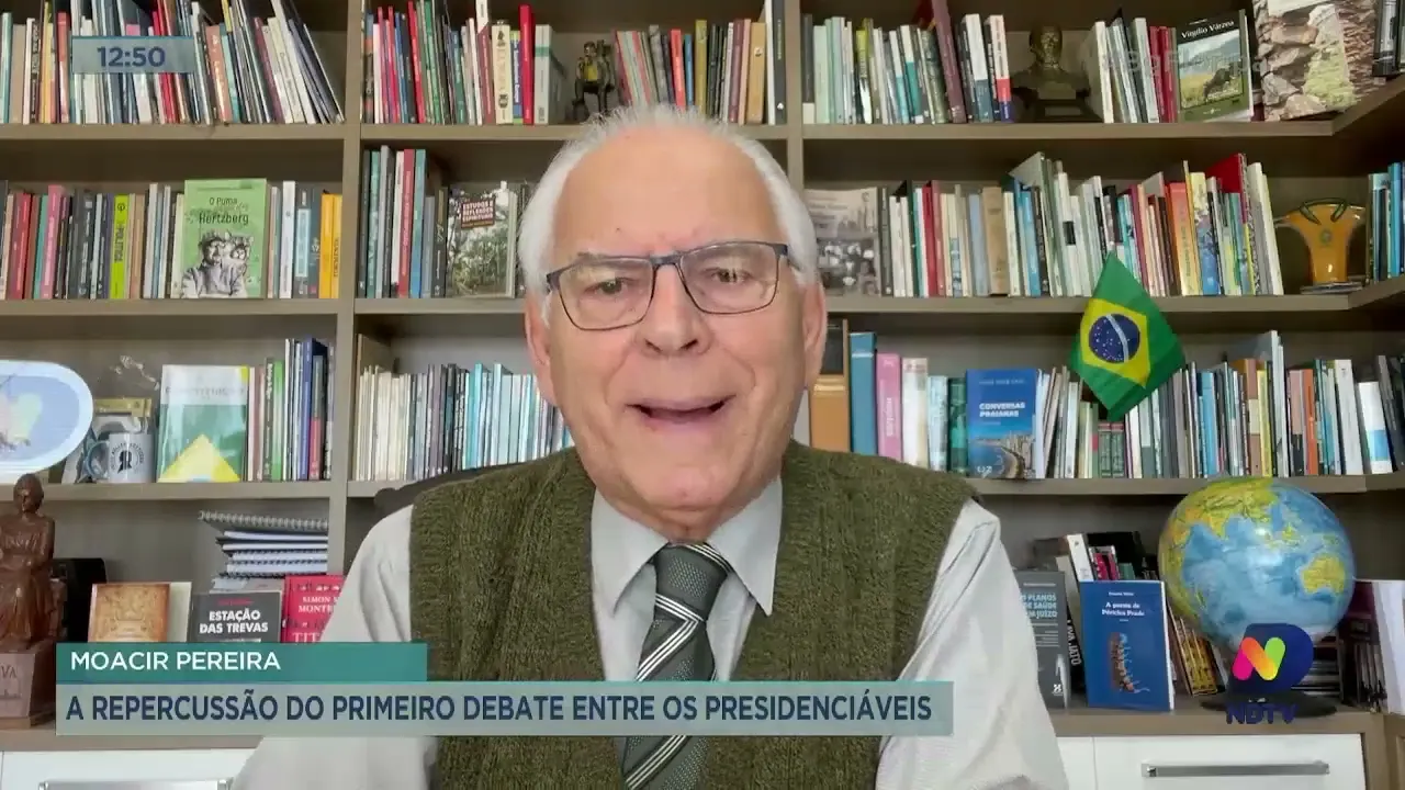 Moacir Pereira: a repercussão do primeiro debate entre os presidenciáveis