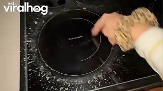 Hot Pot Melts To Balcony Floor || ViralHog