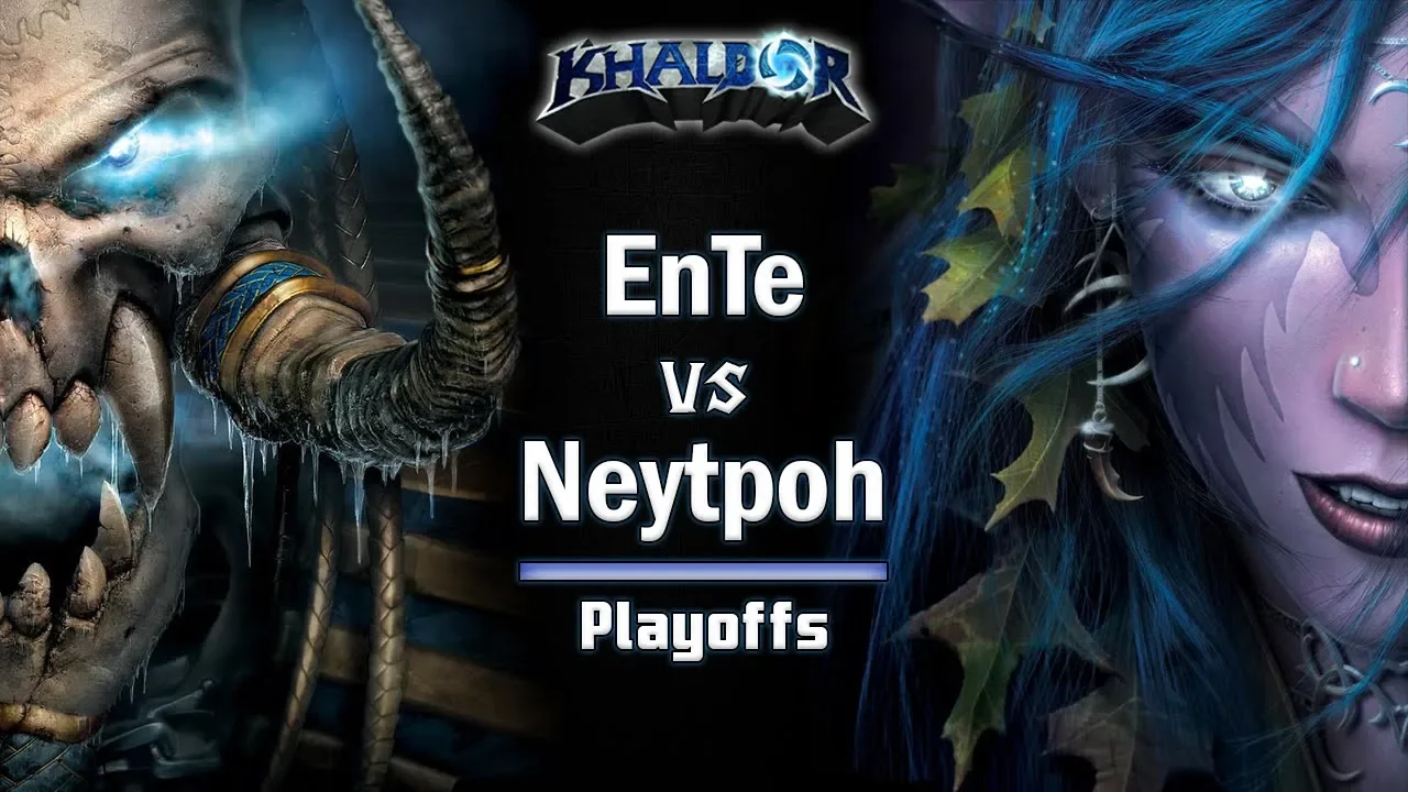 ► WarCraft 3: EnTe (UD) vs. Neytpoh (NE) - Endgame Gear Masters Playoffs
