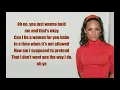 Alicia Keys - Raise A Man (Lyrics)