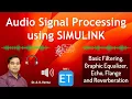 Audio Signal Processing using SIMULINK