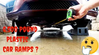 Tool Talk Harbor Freight s Plastic Car Ramps Review and demonstration
