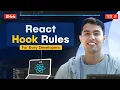 React Hook Rules Every Dev Must Know to Master React JS