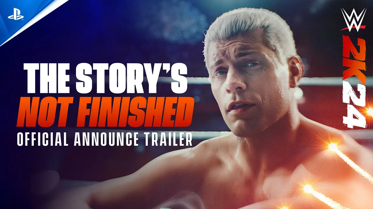 WWE 2K24 - Tráiler de presentación "The Story's Not Finished" | Juegos de PS5 y PS4