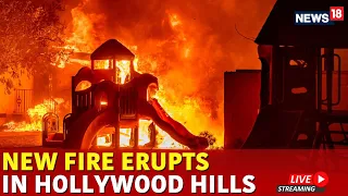 California Fires LIVE: New Fire Erupts In Hollywood Hills Sparking Mandatory Evacuations | N18G