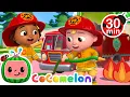 Download Lagu Wheels on the Fire Truck | CoComelon - Nina Time | Nursery Rhymes for Babies