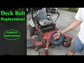 Easy Deck Belt Change For Exmark Mowers Anyone Can Do