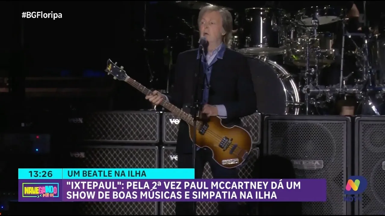 Navegando por Aí: Paul McCartney em Floripa, banda Cicatrice, Teatro com Cia La Vaca e Mundial Rock