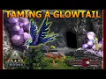 Taming Glowtails Featherlights and Shinehorns - Ark Survival Evolved Fjordur