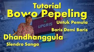 Download BOWO PEPELING, TEMBANG DHANDHANGGULA SLENDRO SANGA MP3