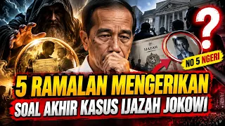 NGERI!! AHLI SPIRITUAL UNGKAP 5 RAMALAN MENGERIKAN SOAL AKHIR KASUS IJAZAH JOKOWI