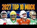 2027 NFL Mock Draft in Under 8 Minutes Top 10 Picks
