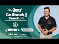 jQuery Callback Function jQuery Callback jQuery Effects jQuery Tutorial jQuery