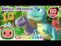 Download Lagu Sepuluh Dino Kecil 🦖 | CoComelon Bahasa Indonesia - Lagu Anak Anak | Nursery Rhymes