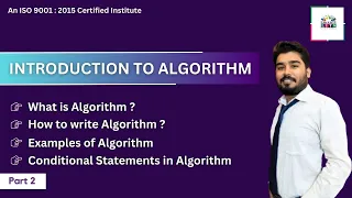 Introduction to Algorithm Part 2 How to write Algorithm Steps for writing Algorithm