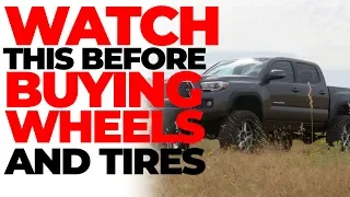 WATCH THIS BEFORE YOU BUY WHEELS AND TIRES