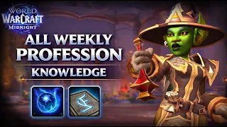 Every Weekly Profession Knowledge Source Most Players Miss in WoW Midnight