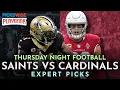 New Orleans Saints vs Arizona Cardinals Predictions NFL Week 7 Thursday Night Football Picks