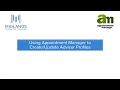 Appointment Manager Advisor Tab Advisor Profile