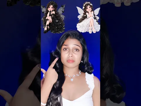 কালো পরী Vs সাদা পরী🧚😱 makeup challenge 💄👗#shortvideo #youtubeshorts #trending #shorts #short