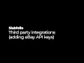 Configure eBay API key