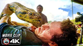 giant snake vs paul rudd scene anaconda 2025 movie clip 4k