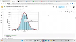 Create a normal distribution with numpy