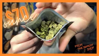 The Dopest Shop SMALLS White Widow Strain Review